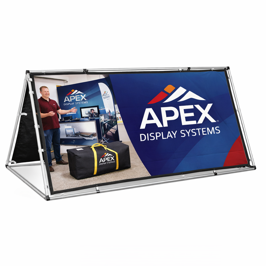 fade resistant a frame with fabric print 3m x 1m fade resistant a frame with fabric print 3m x 1m