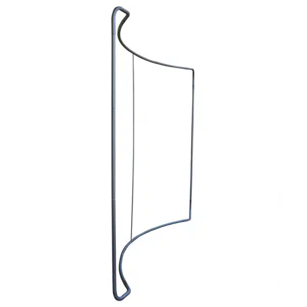 fabric tube frame – curved 300cm x 230cm fabric tube frame – curved 300cm x 230cm
