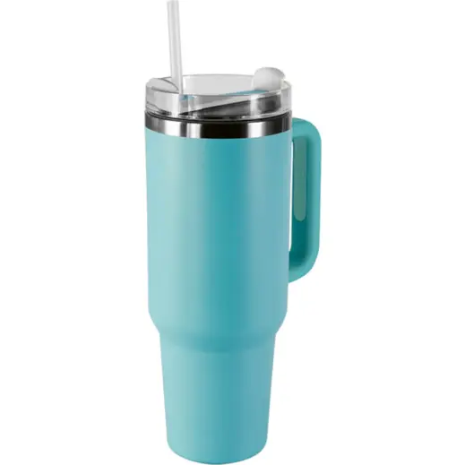 1.2l double walled travel mug with straw 1.2l double walled travel mug with straw