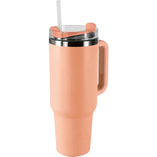 1.2l double walled travel mug with straw 1.2l double walled travel mug with straw