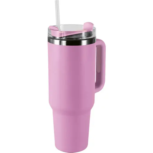1.2l double walled travel mug with straw 1.2l double walled travel mug with straw