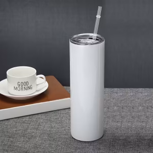 sub white 20oz skinny mug tumbler